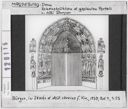 Vorschaubild Magdeburg, Dom: Rekonstruktion des geplanten Portals von Lilli Burger 